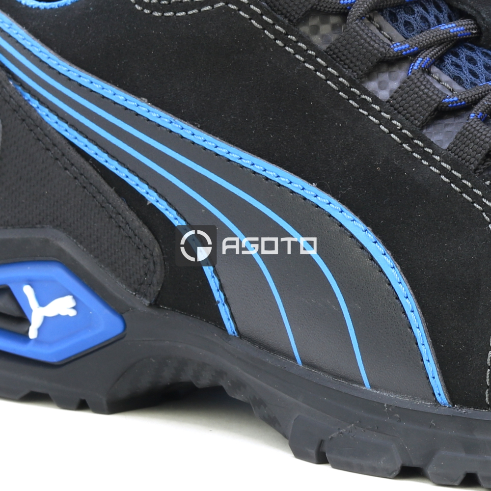detail PUMA Rio black low S3 bezpečnostná obuv