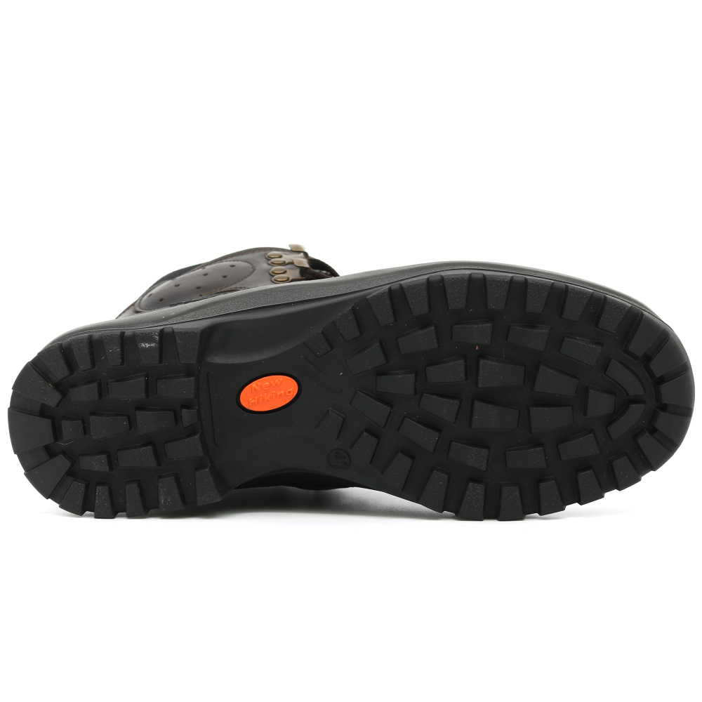 detail GRISPORT Sherpa hnedá pánska kožená outdoorová obuv s membránou Gritex®