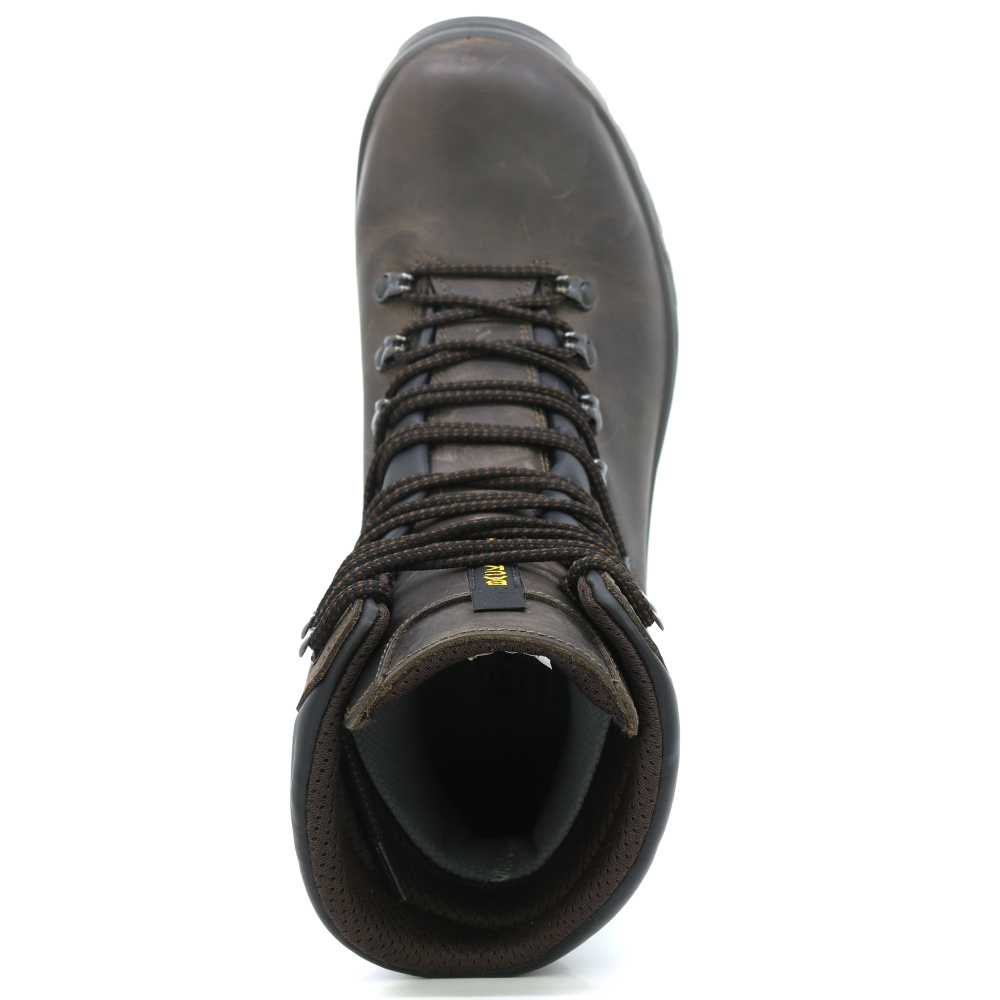 detail GRISPORT Dobermann brown men’s high-cut outdoor boots, Spo-Tex membrane