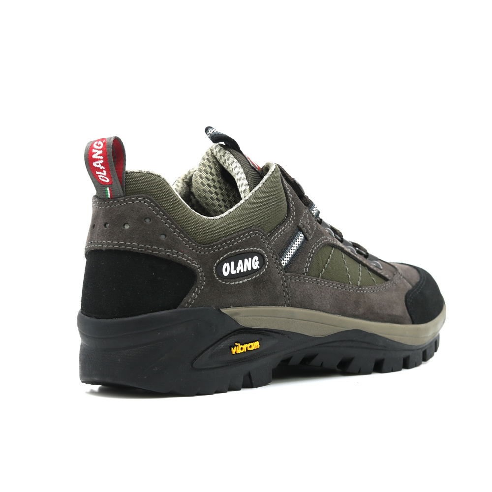 detail OLANG Pieve 810 hnedá pánska pohodlná kožená outdoor obuv s membránou