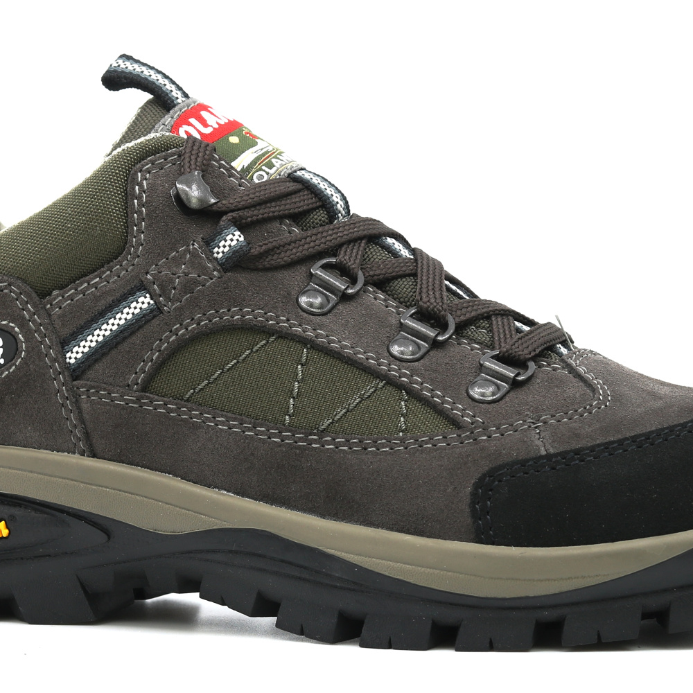 detail OLANG Pieve 810 hnedá pánska pohodlná kožená outdoor obuv s membránou