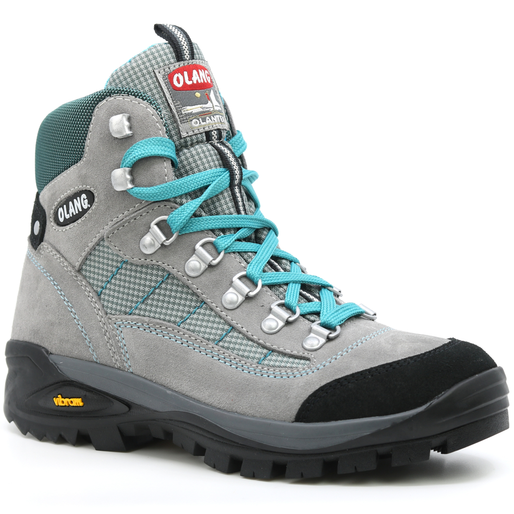 detail OLANG Tarvisio 844 šedá dámská kožená outdoor obuv membrána voděodpudivá