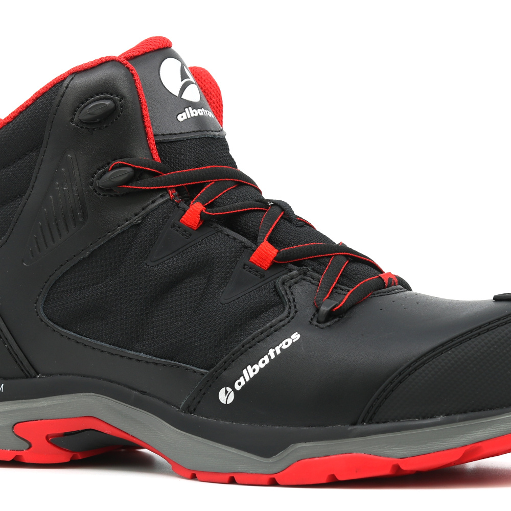detail ALBATROS Ultratrail Mid S3 černá pánská pracovní obuv