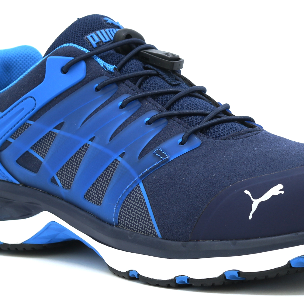 detail PUMA Velocity 2.0 blue low S1P ESD HRO bezpečnostná obuv