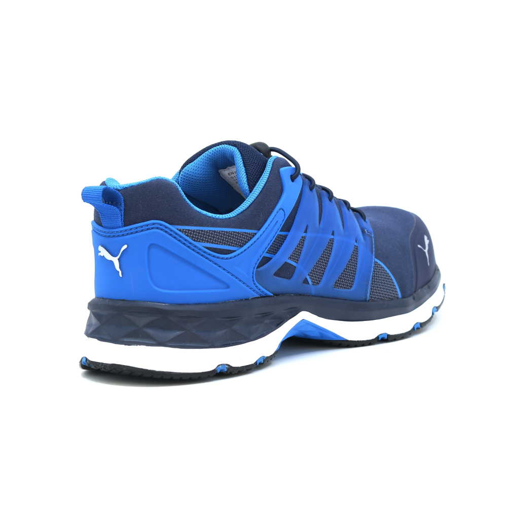 detail PUMA Velocity 2.0 blue low S1P ESD HRO bezpečnostná obuv
