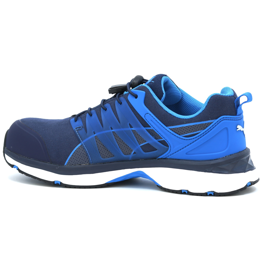 detail PUMA Velocity 2.0 blue low S1P ESD HRO bezpečnostná obuv