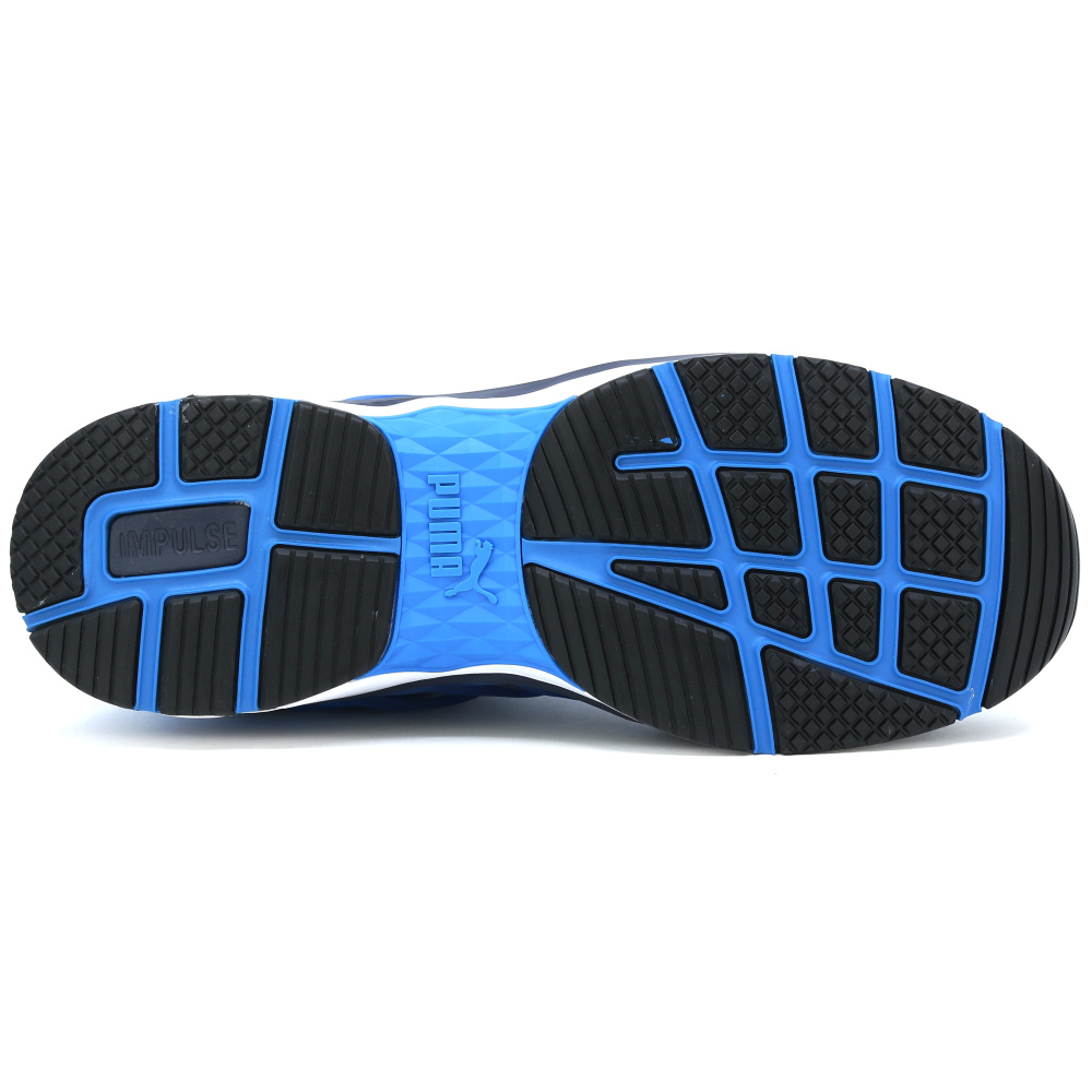detail PUMA Velocity 2.0 blue low S1P ESD HRO bezpečnostná obuv