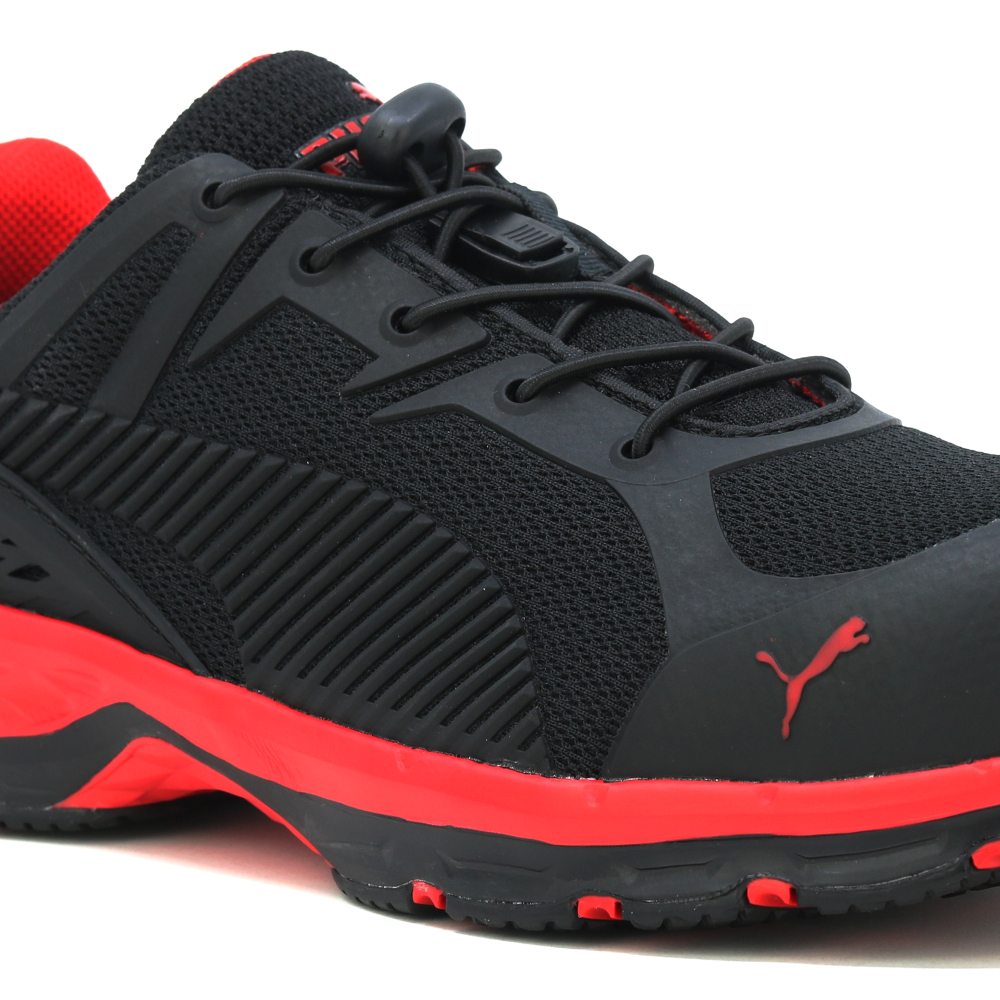 detail PUMA Fuse Motion 2.0 red low S1P ESD HRO bezpečnostná obuv