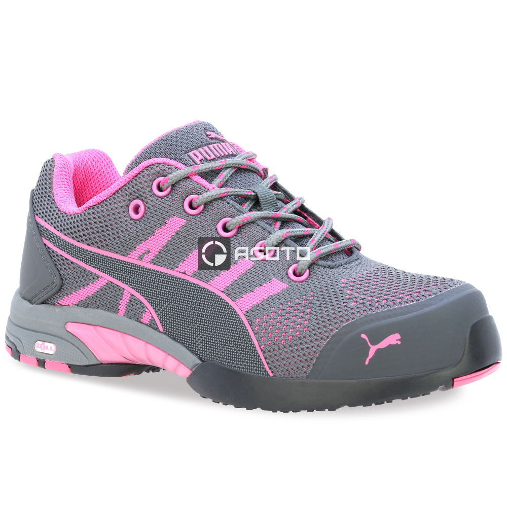 detail PUMA Celerity Knit Pink dámska bezpečnostná obuv