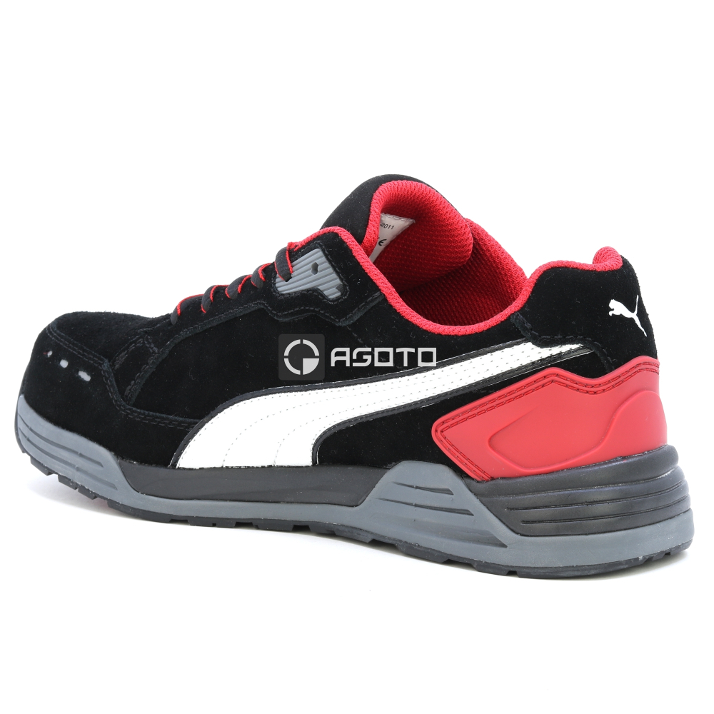 detail PUMA Airtwist black-red S3 ESD pracovná obuv