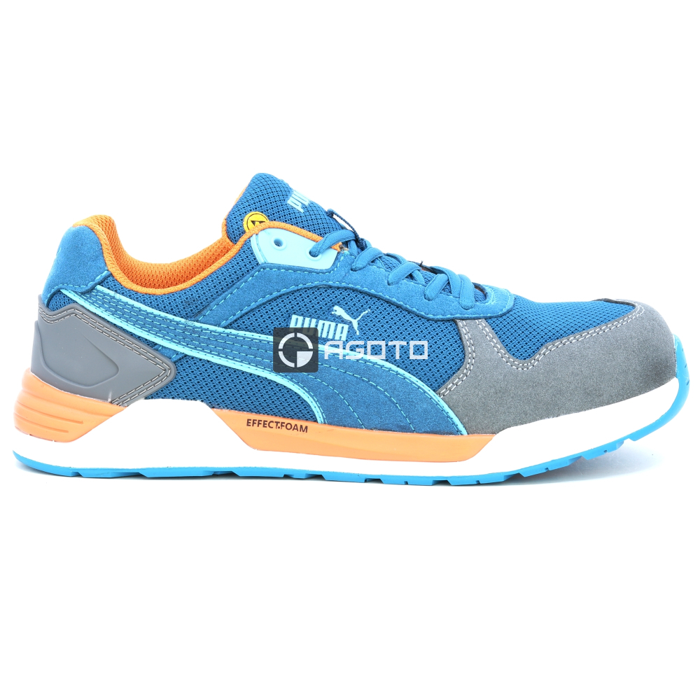 detail PUMA Frontside blue S1P ESD pracovná obuv