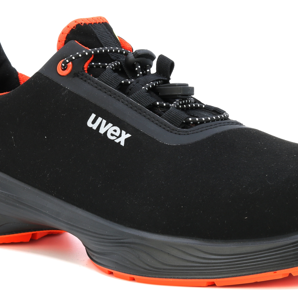 detail UVEX 1 G2 6849 S2 ESD SRC černá pánská pracovní obuv