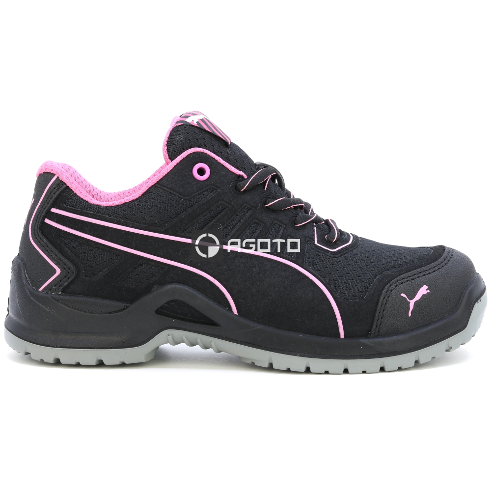 detail PUMA Fuse TC Pink Wns low S1P ESD dámska pracovná obuv