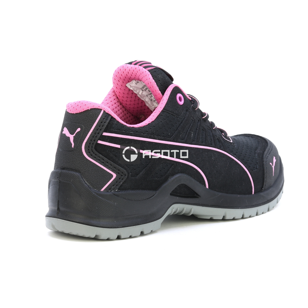 detail PUMA Fuse TC Pink Wns low S1P ESD dámska pracovná obuv