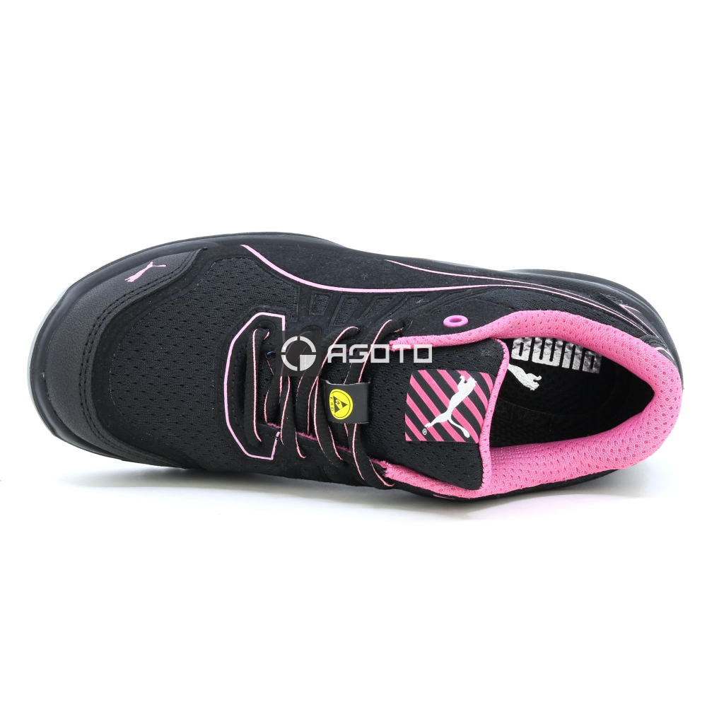 detail PUMA Fuse TC Pink Wns low S1P ESD dámska pracovná obuv