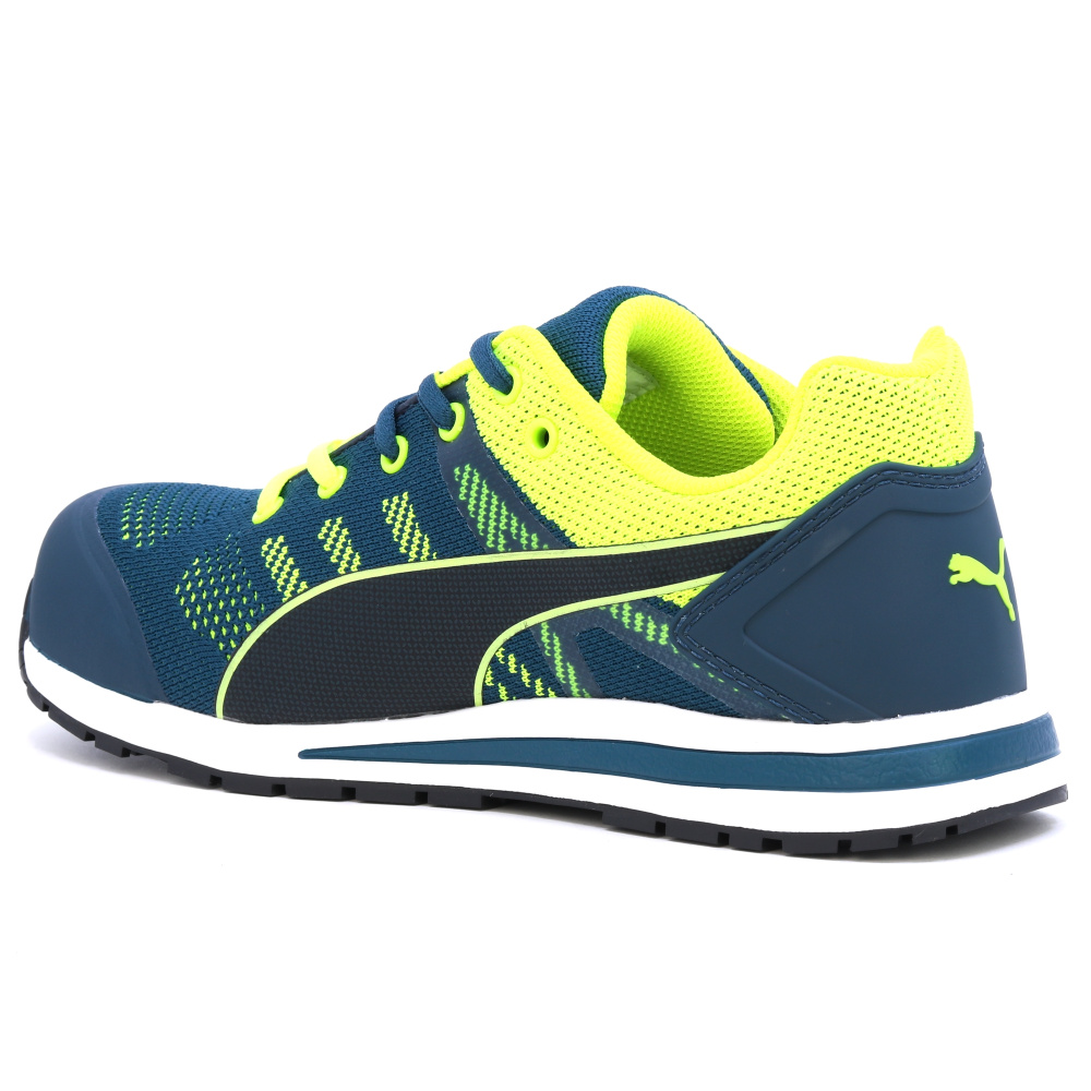 detail PUMA Elevate Knit low green S1P pracovná obuv