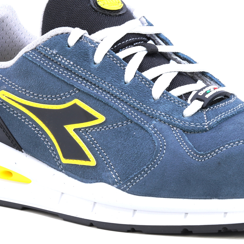 detail DIADORA Run Airbox S3 modrá pánská pracovní obuv, která dýchá - Geox