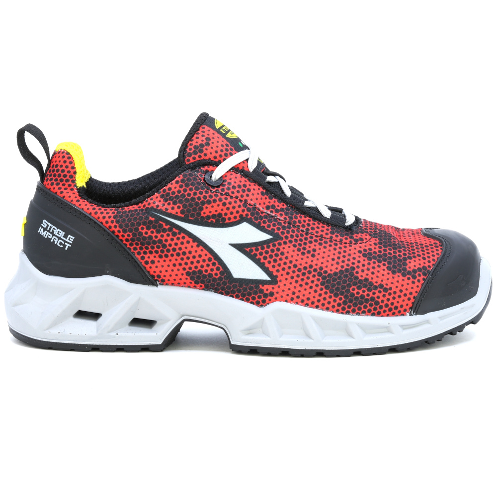 detail DIADORA Shark Stable S1P červená pánská pracovní obuv