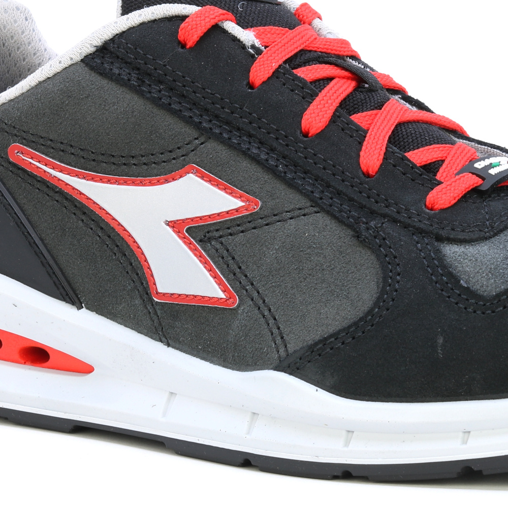 detail DIADORA Run Airbox S3 černá pánská pracovní obuv, která dýchá - Geox