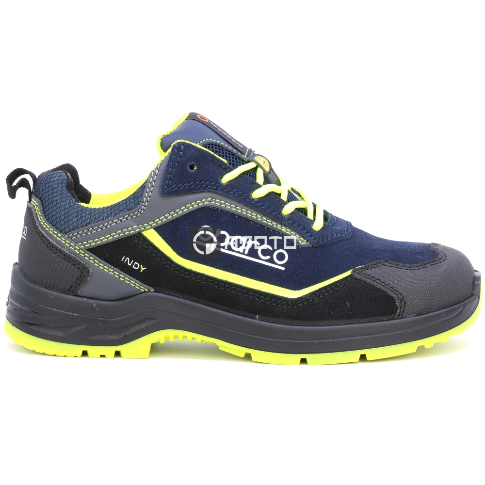 detail SPARCO Baltimora S3 ESD černá pánská pracovní obuv