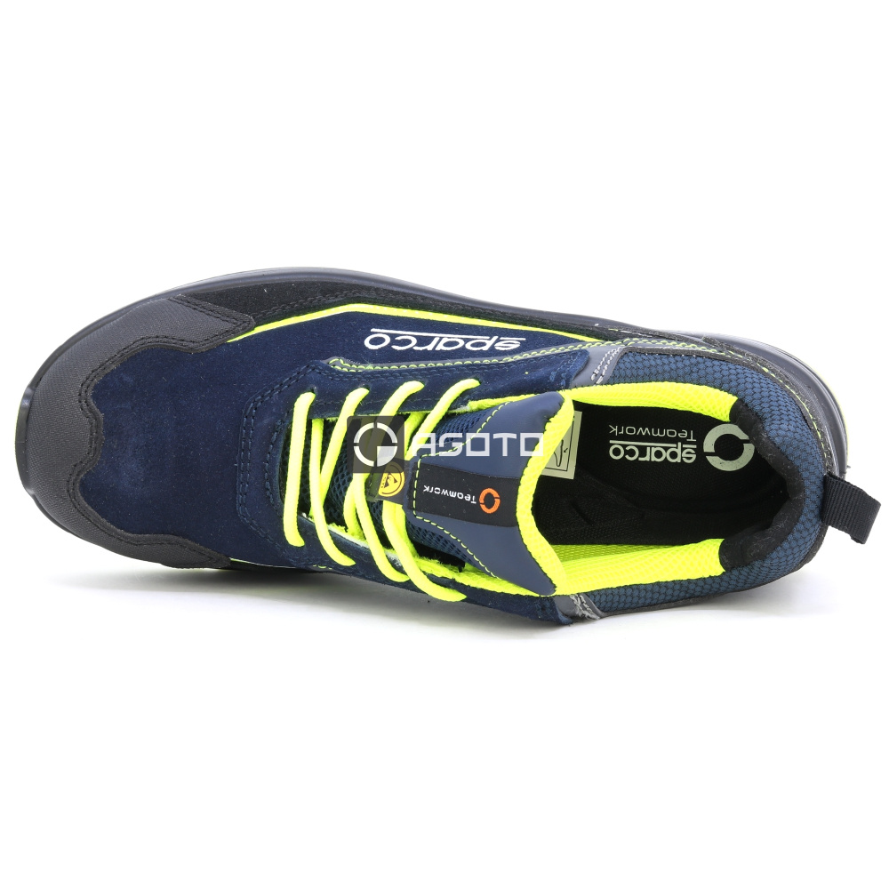 detail SPARCO Baltimora S3 ESD černá pánská pracovní obuv