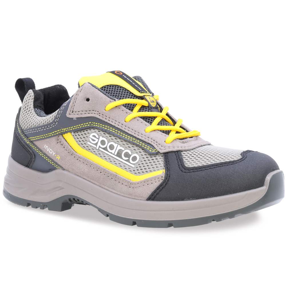 detail SPARCO Edmonton S1P ESD šedá pánská pracovní obuv