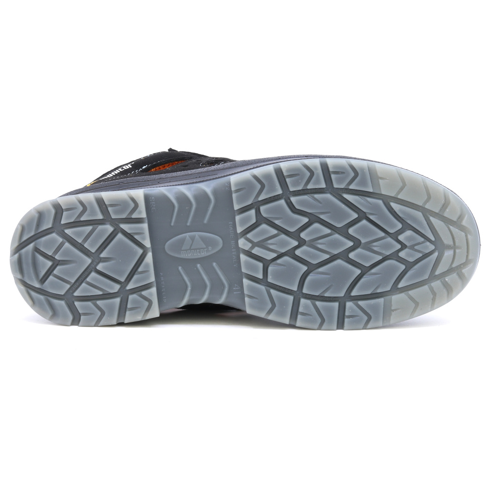 detail MONITOR SWEDEN Aero S1P ESD černá pánská pracovní obuv BOA system