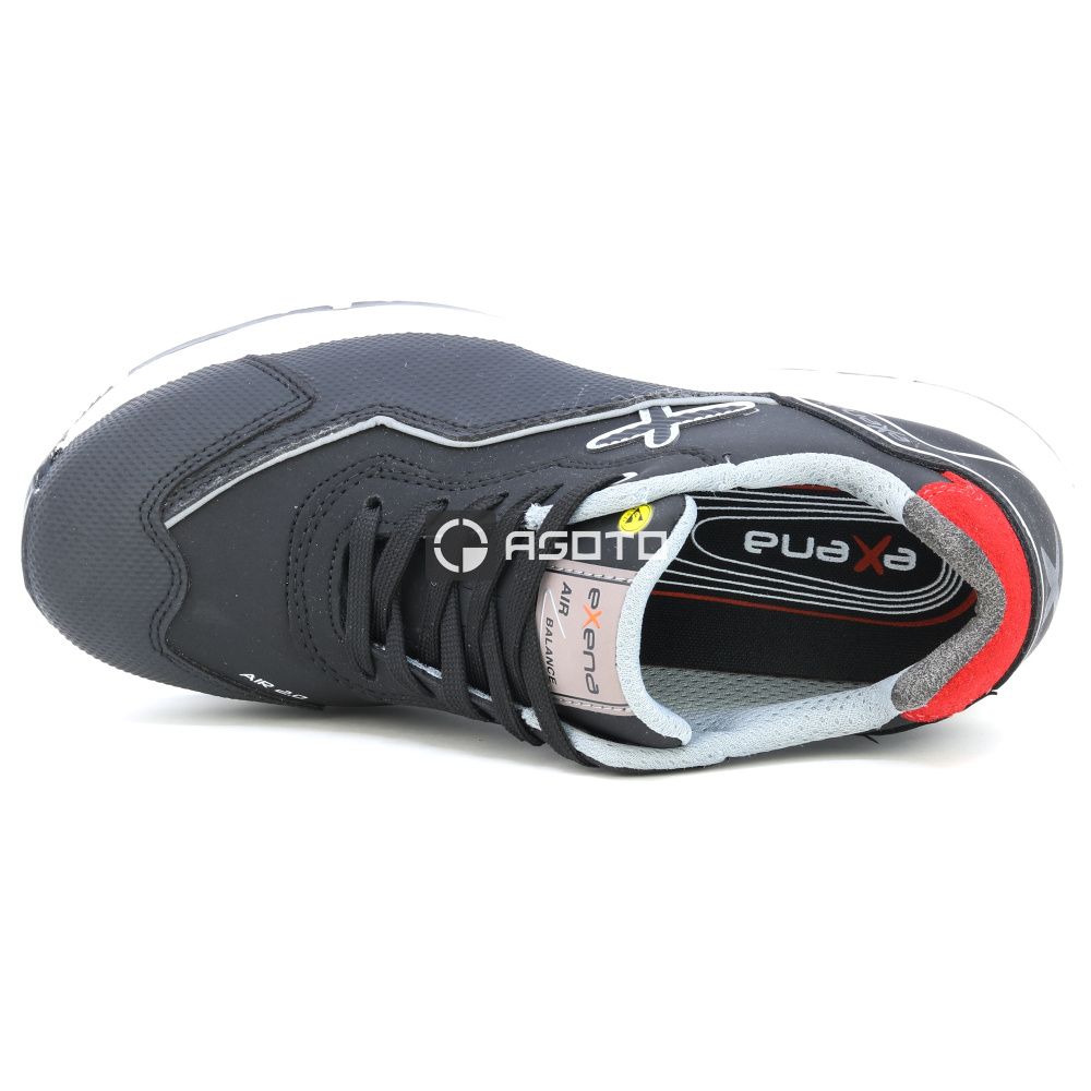 detail EXENA Rafa S3 černá pánská pracovní obuv