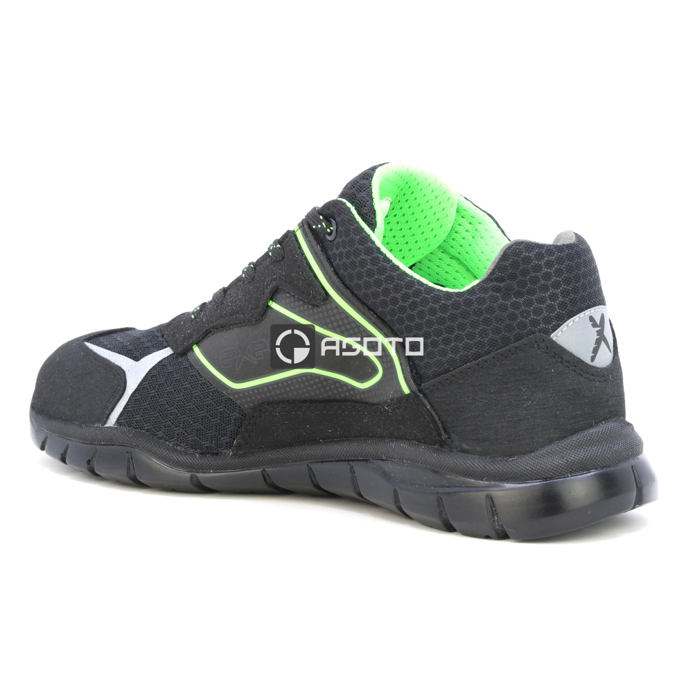 detail EXENA XR66 Route S1P černá pánská pracovní obuv