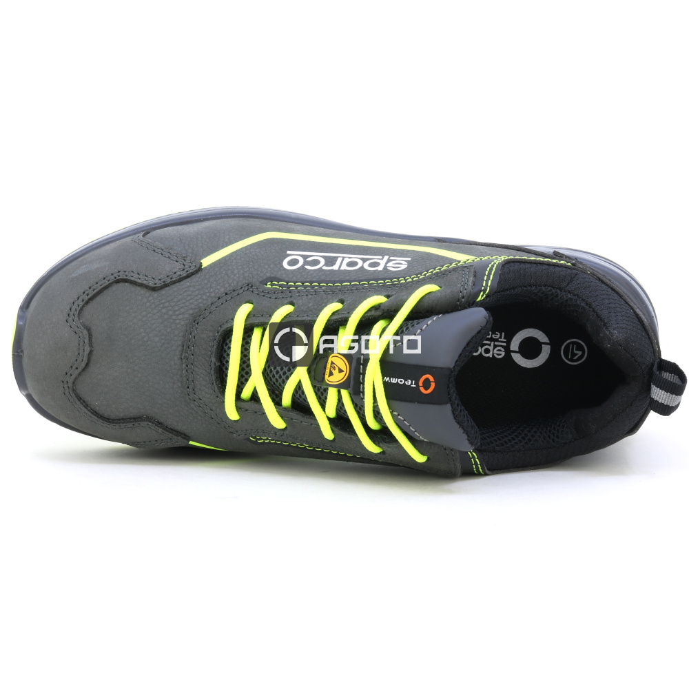 detail SPARCO Conor S3 ESD šedá pánská pracovní obuv