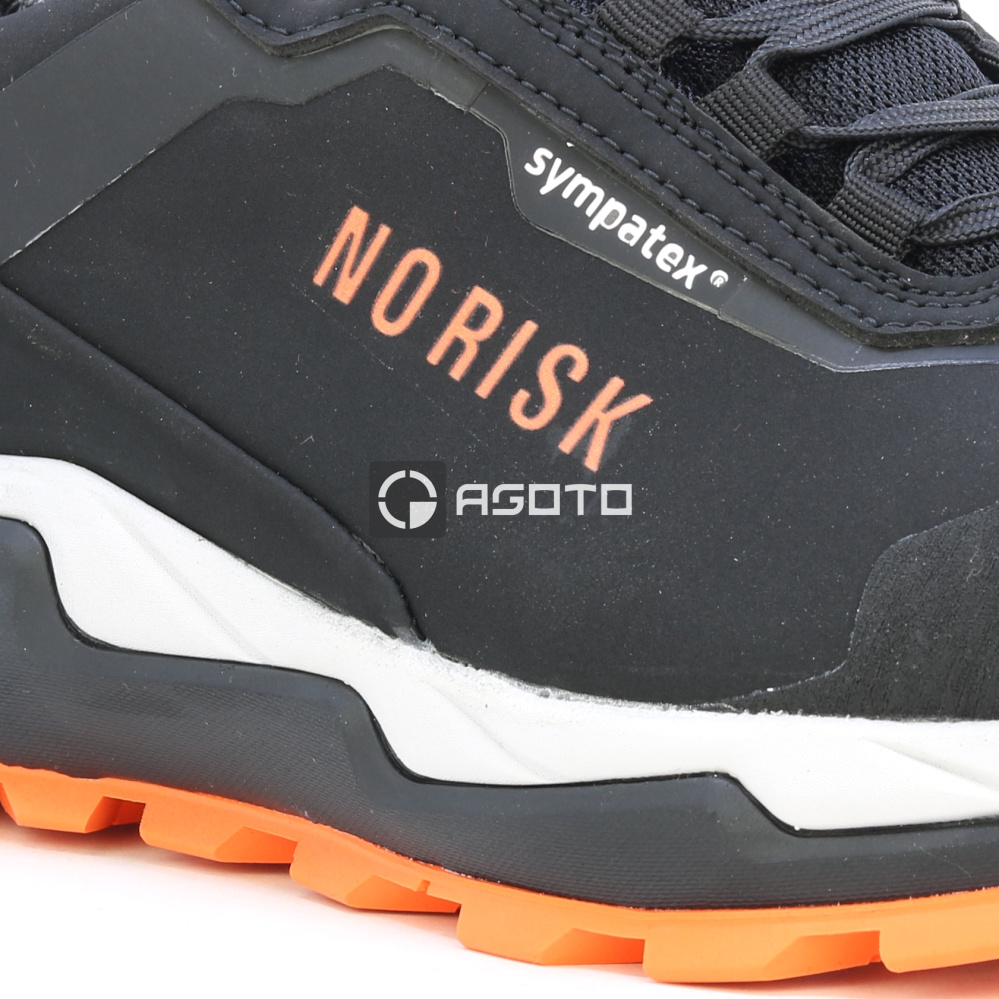 detail NORISK Athletic Low STX S3 černá pánská pracovní obuv SympaTex® membrána