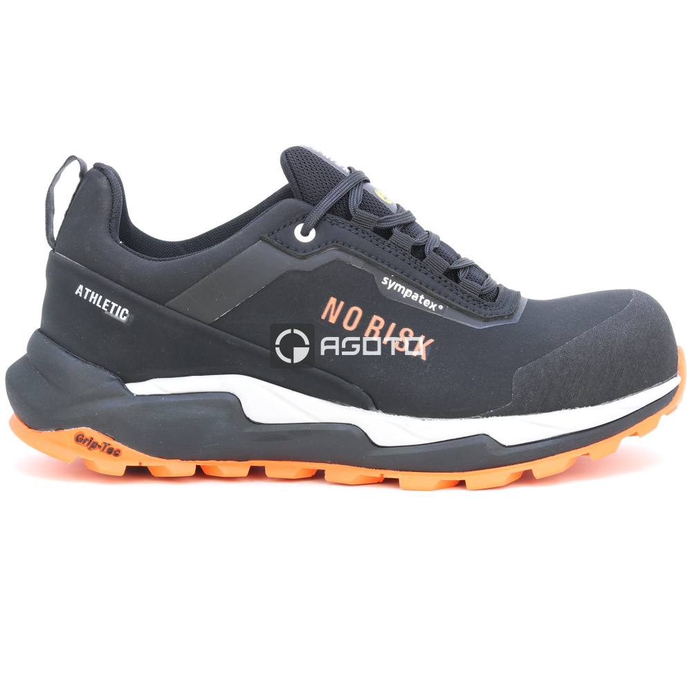 detail NORISK Athletic Low STX S3 černá pánská pracovní obuv SympaTex® membrána