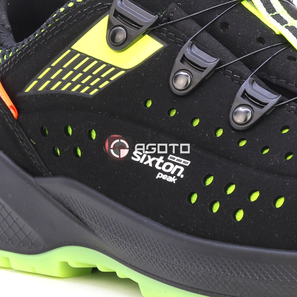 detail SIXTON Forza BOA S1P ESD černá pánská pracovní obuv