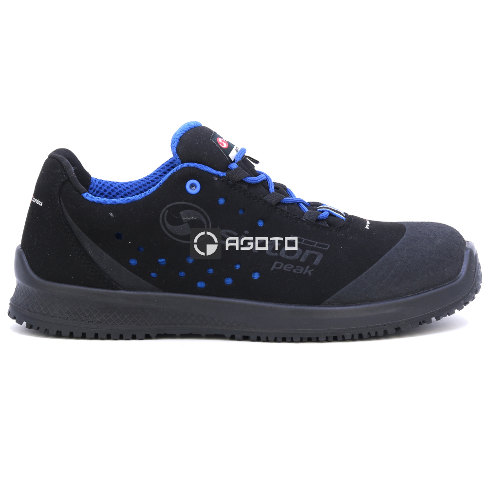 detail SIXTON Cuban S1P ESD černá pánská pracovní obuv Vibram®