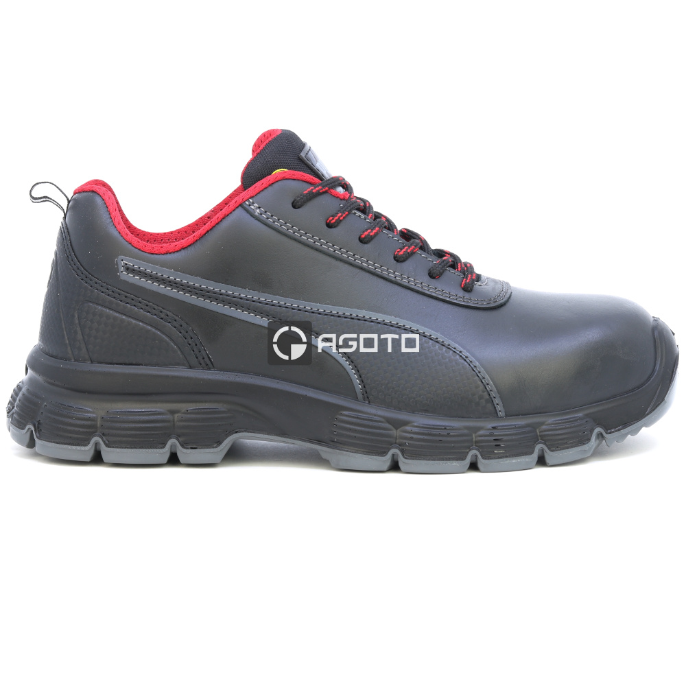 detail PUMA Condor low S3 ESD černá pánská pracovní obuv