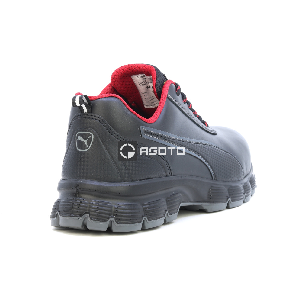 detail PUMA Condor low S3 ESD černá pánská pracovní obuv