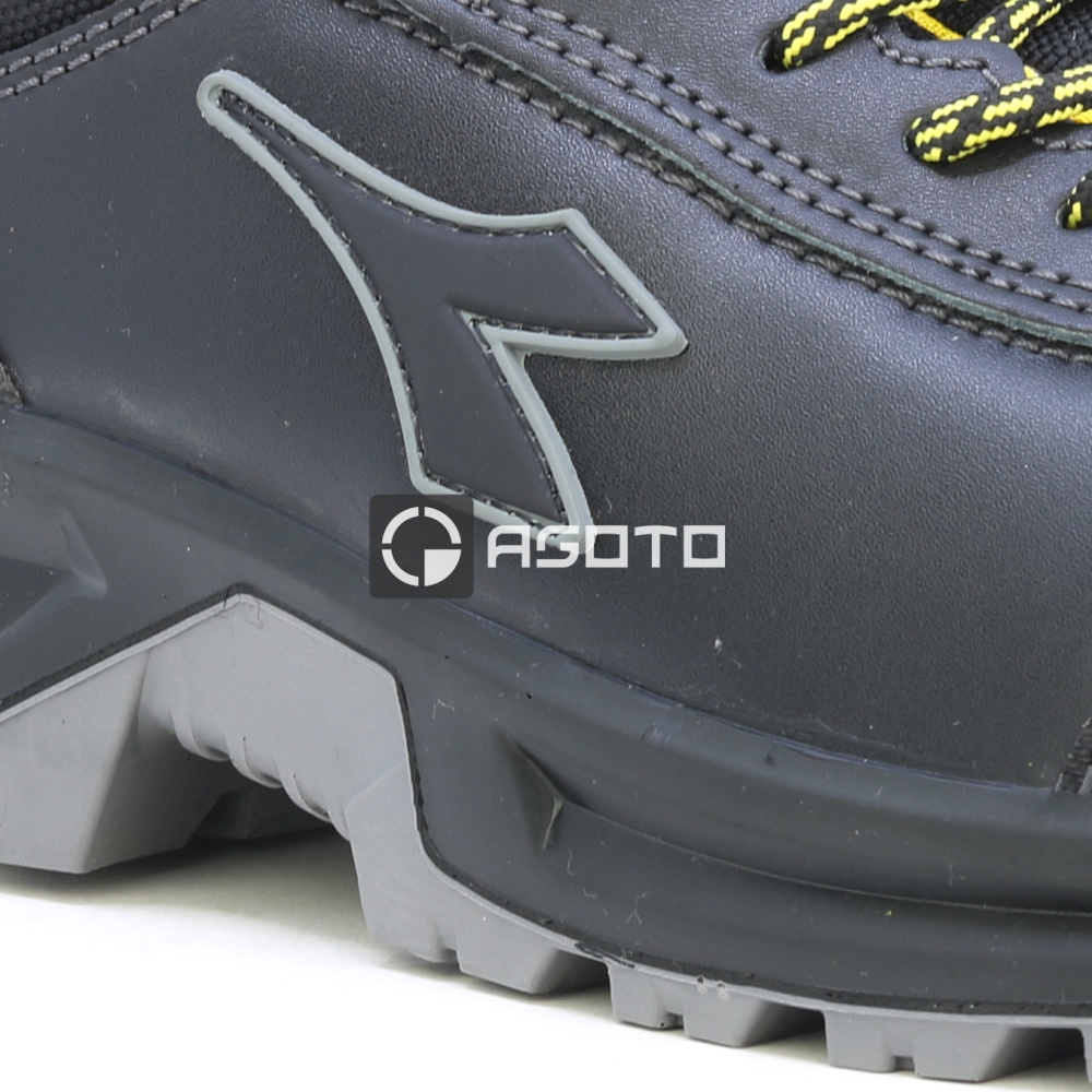 detail DIADORA Action low S3 černá pánská pracovní obuv