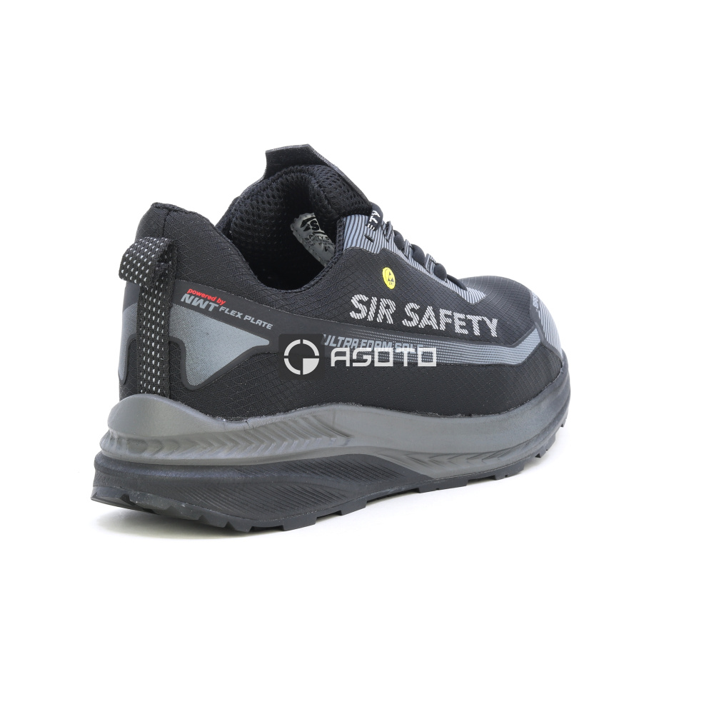 detail SIR Unique S1P ESD černá pánská pracovní obuv Dry Plus rychleschnoucí podšívka