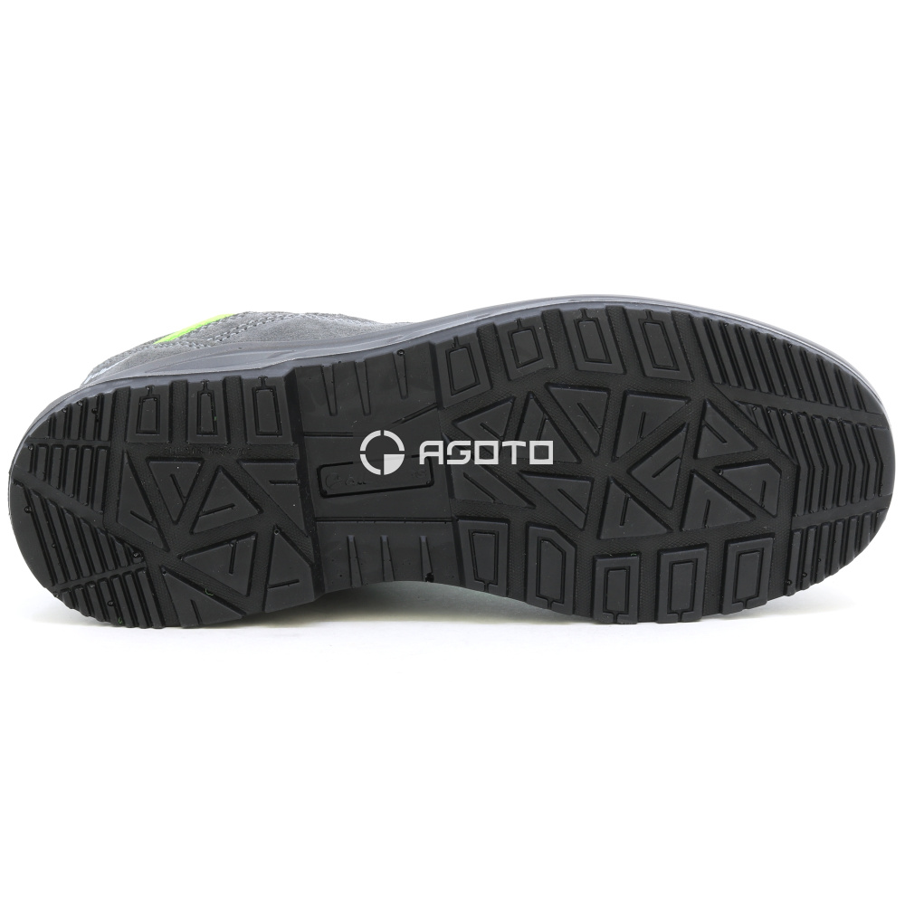 detail ALBATROS Vector Green Low S3 šedá pánská pracovní obuv