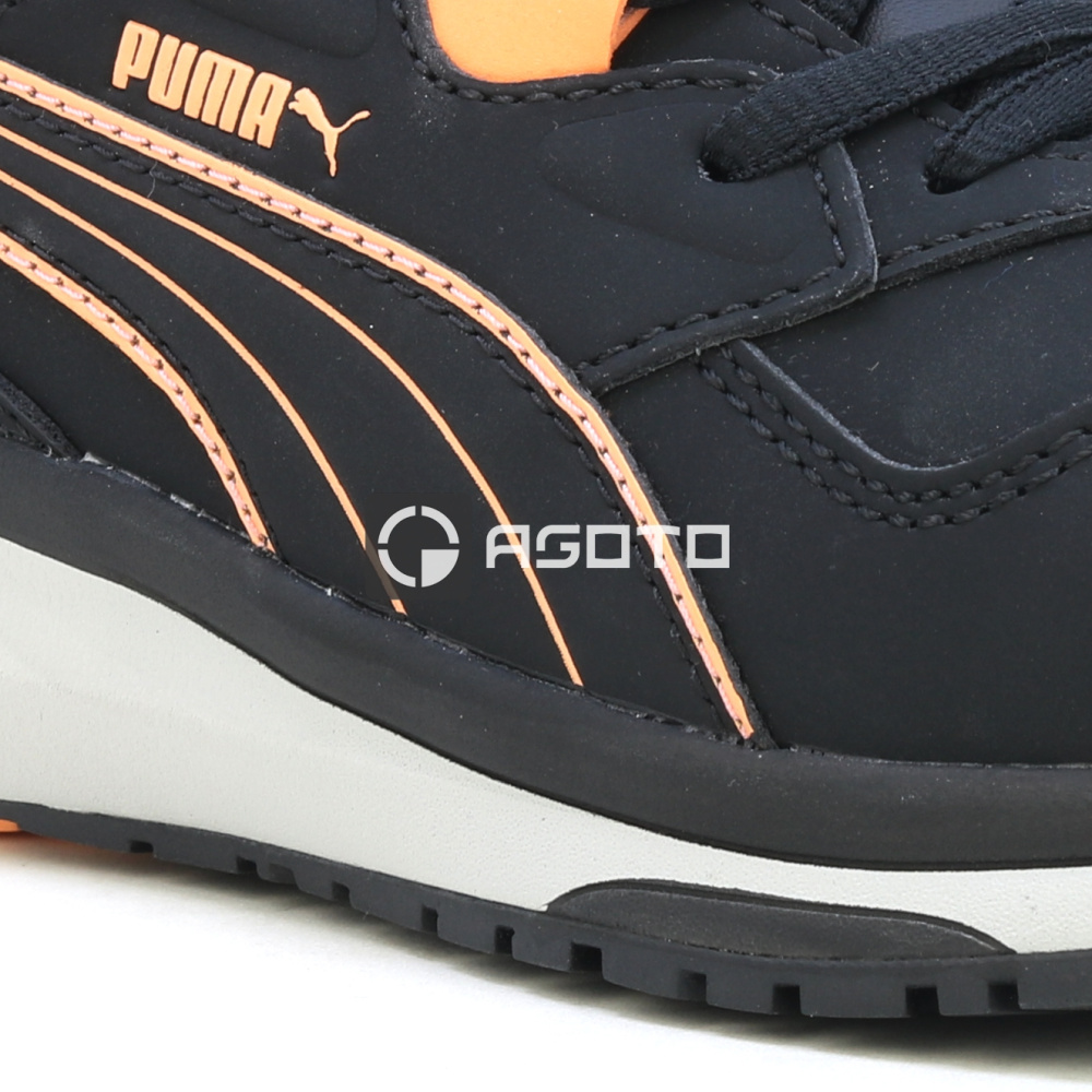 detail Puma Safety Stepper Low S3 ESD dámska pracovná obuv čierna ľahká pohodlná