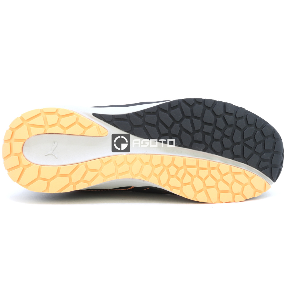 detail Puma Safety Stepper Low S3 ESD dámska pracovná obuv čierna ľahká pohodlná