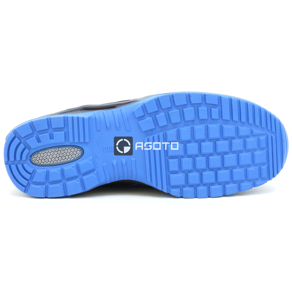 detail PUMA Safety Fuse TC S1P ESD pánska pracovná obuv poltopánka čierna ľahká pohodln