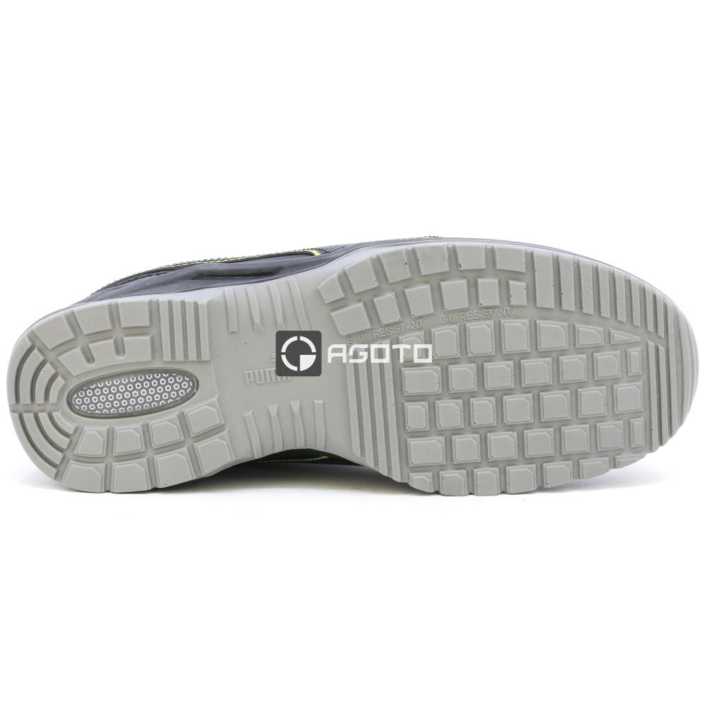 detail PUMA Krypton Disc S3 ESD pánska pracovná obuv poltopánka čierna s rýchlouzťahova