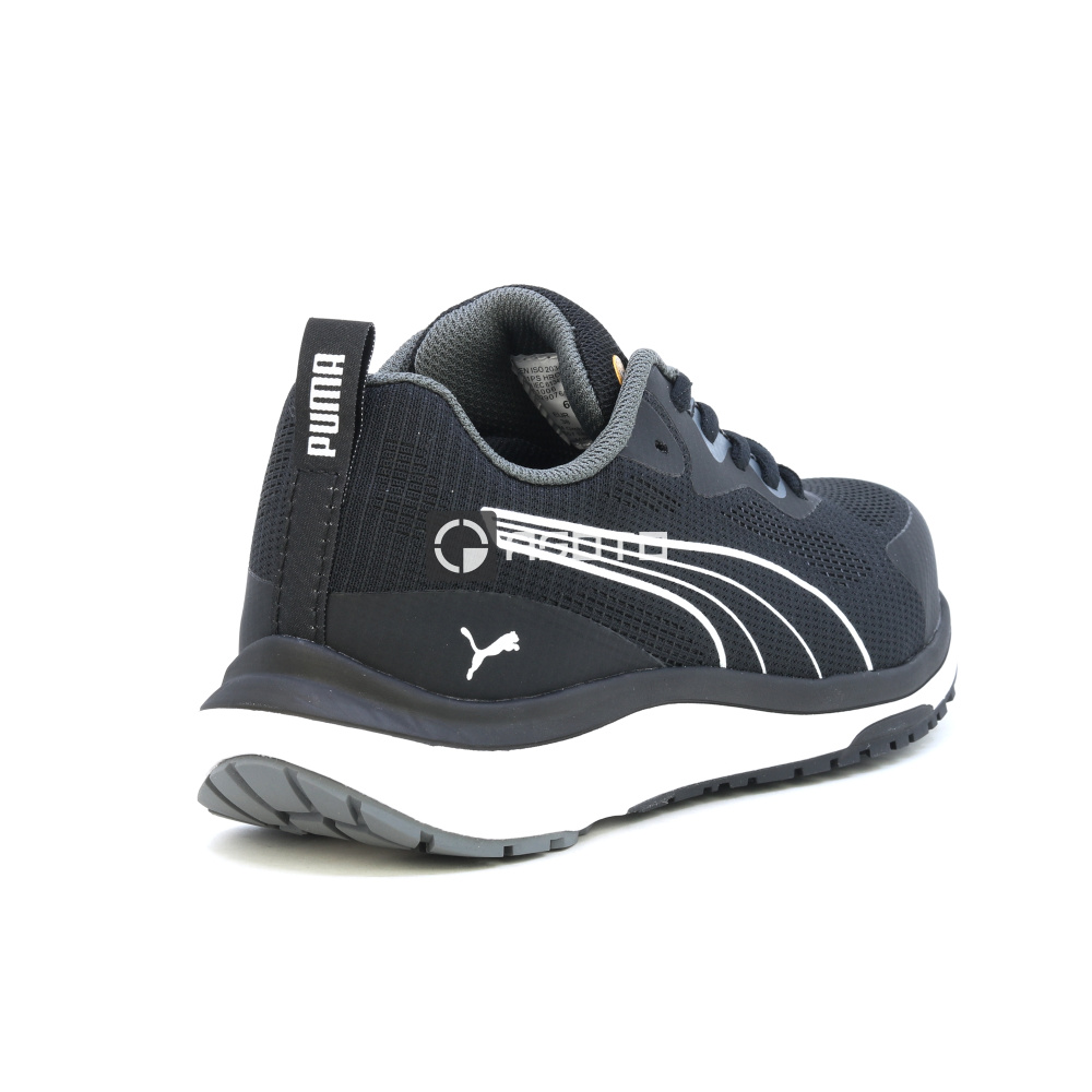 detail PUMA Celerity S1P ESD pracovná obuv poltopánka čierna ľahká, pohodlná a priedušn