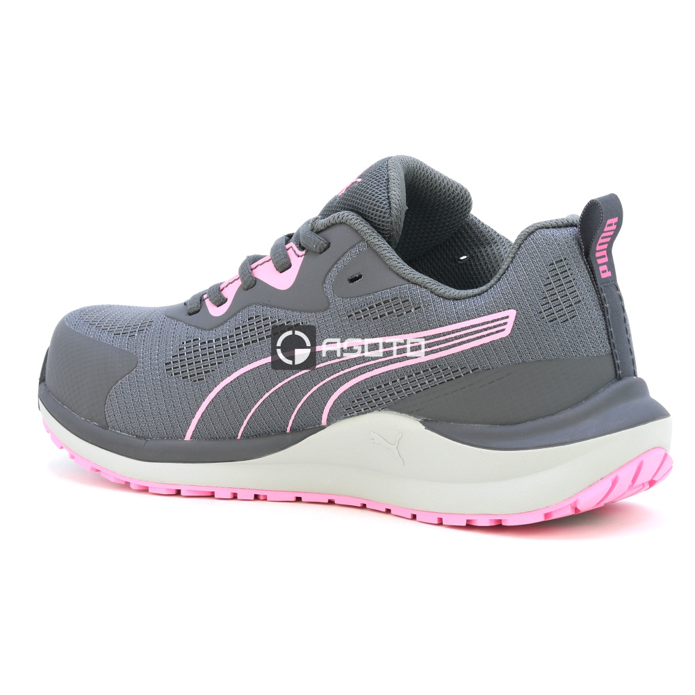 detail PUMA Celerity S1P ESD pracovná obuv poltopánka sivá ľahká, pohodlná a priedušná