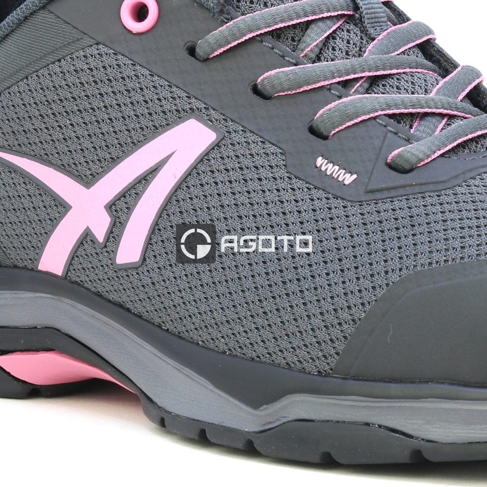 detail ALBATROS Twist Pink Low S1P ESD sivá dámska pracovná obuv, priedušná a pohodlná