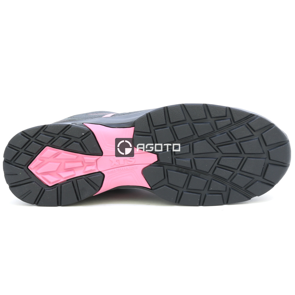 detail ALBATROS Twist Pink Low S1P ESD sivá dámska pracovná obuv, priedušná a pohodlná