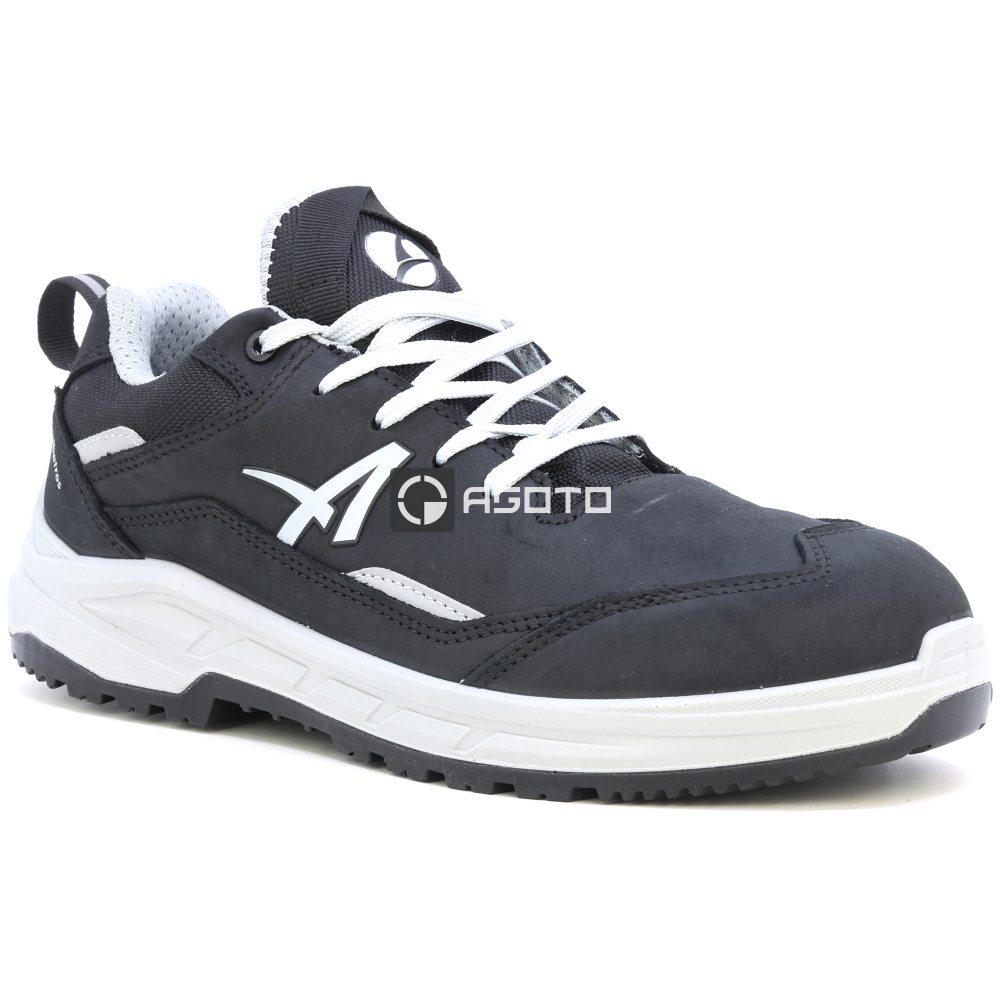 detail ALBATROS Vector S3 Low čierna pánska kožená pracovná obuv