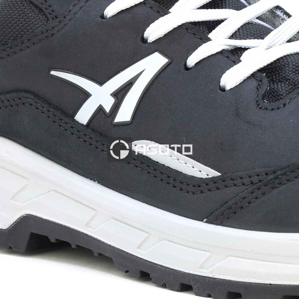 detail ALBATROS Vector S3 Low čierna pánska kožená pracovná obuv