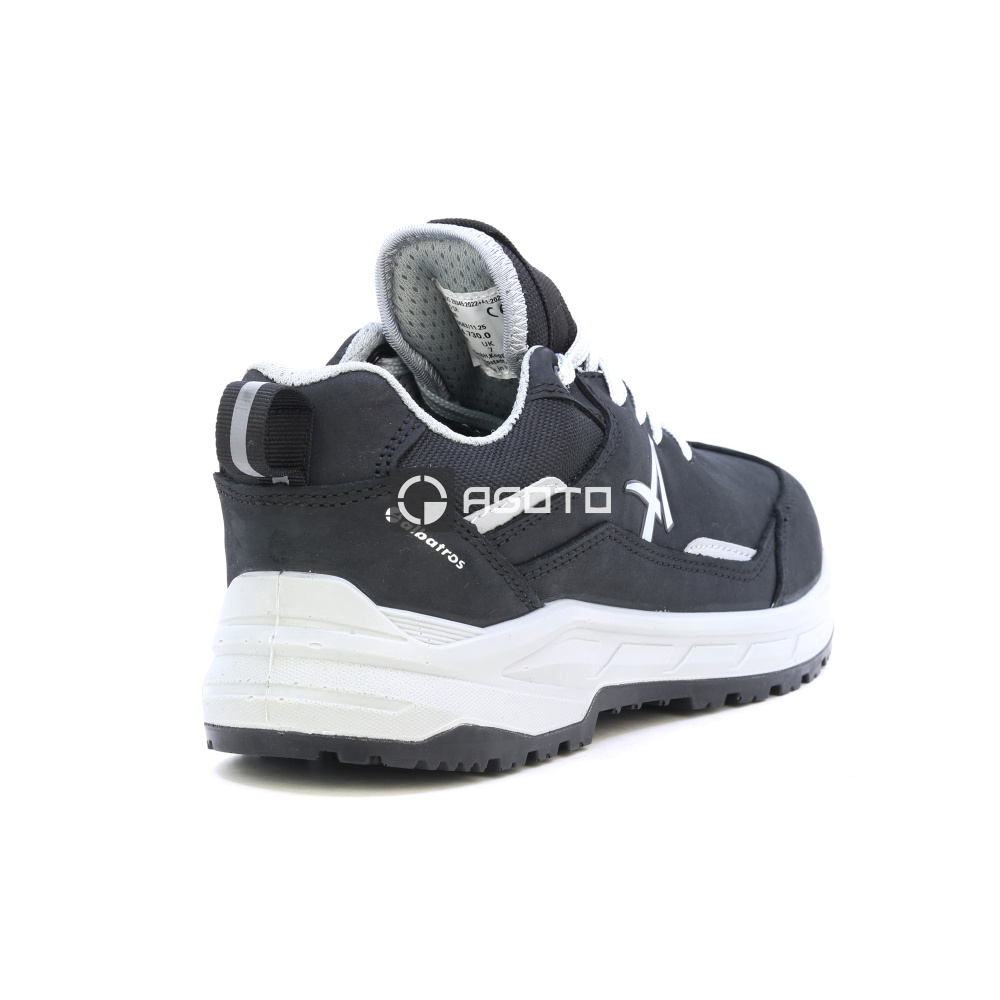 detail ALBATROS Vector S3 Low čierna pánska kožená pracovná obuv